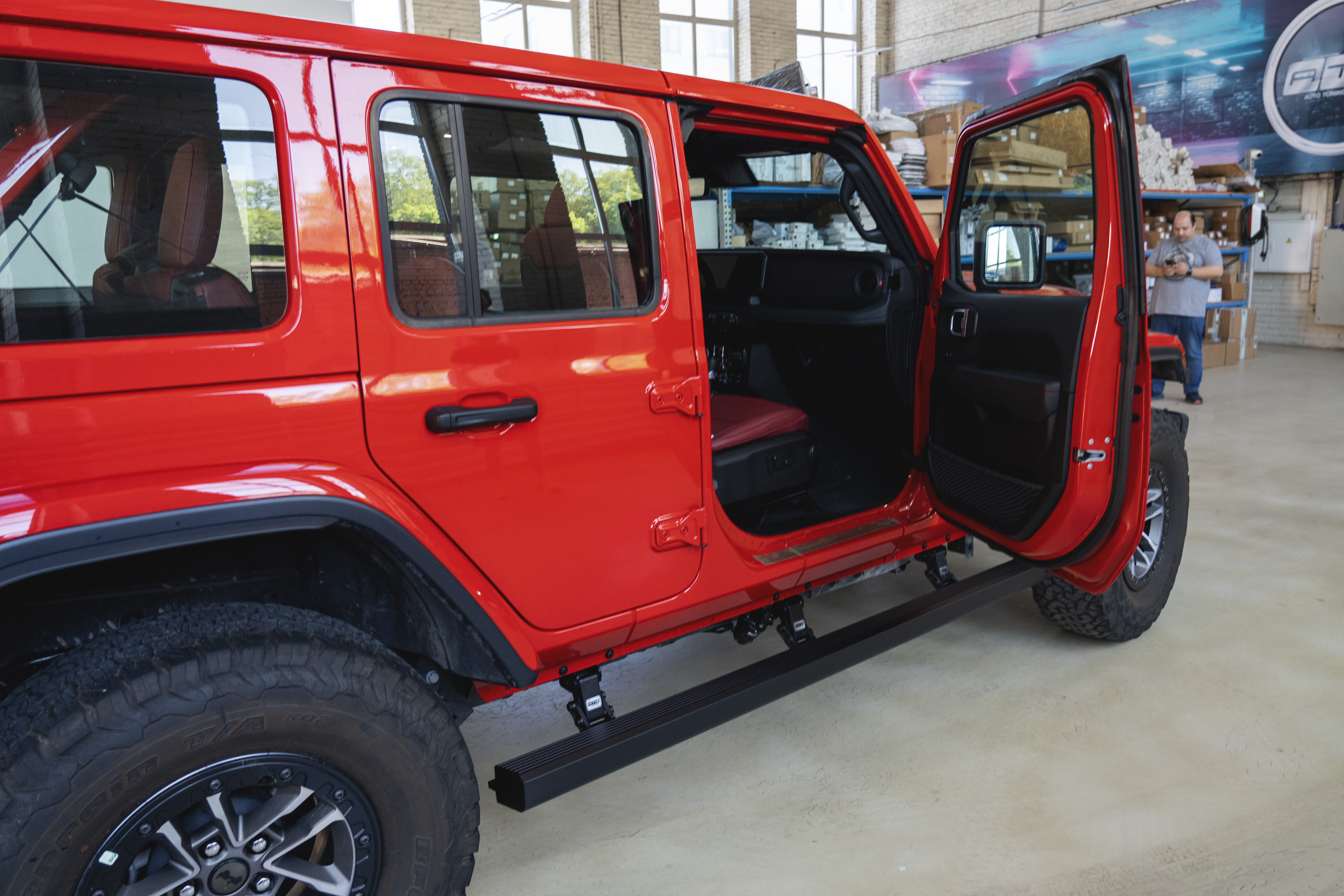Электрические Пороги ATS для JEEP Wrangler 4d JK (2007-2018)