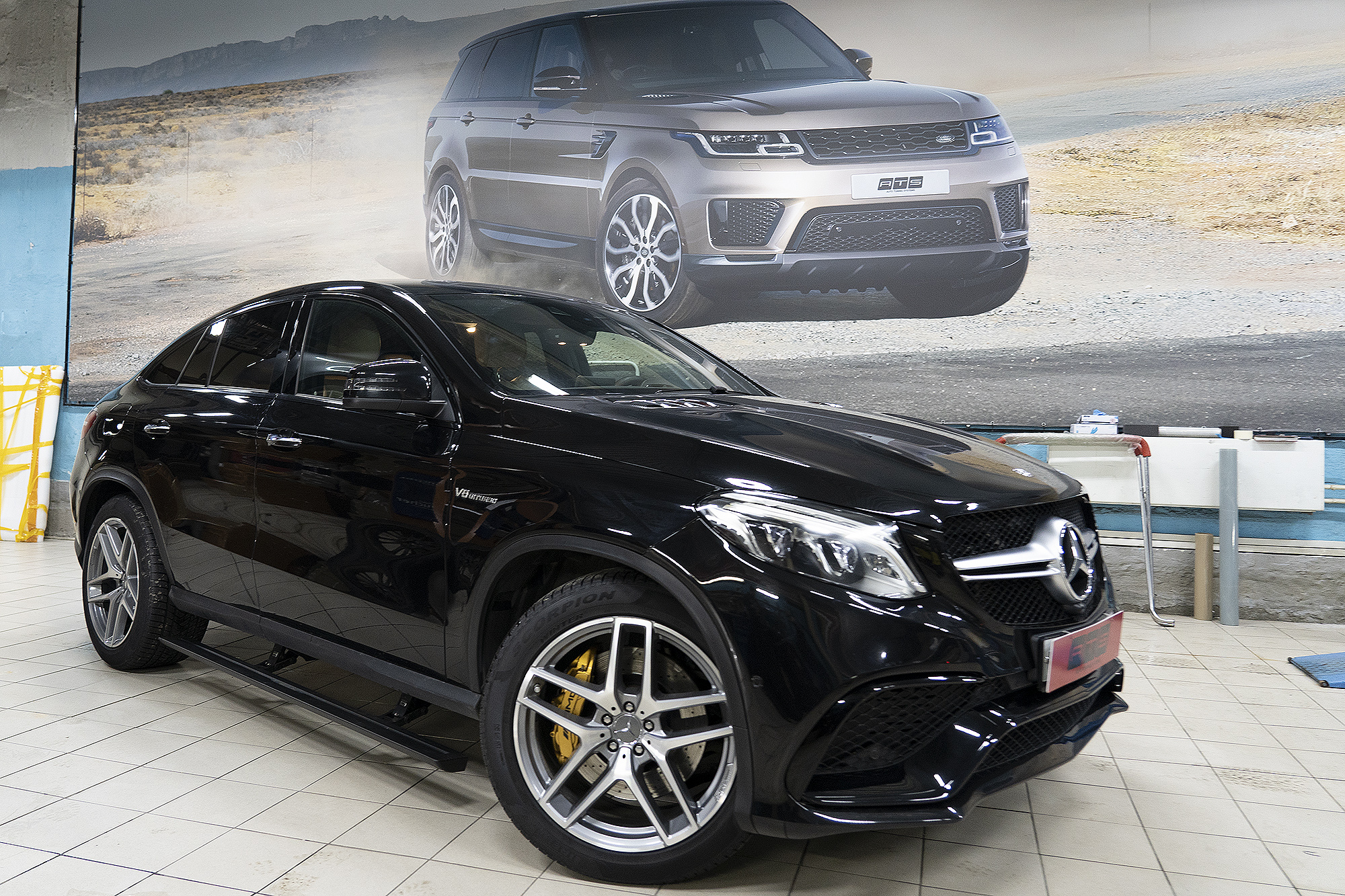Электрические Пороги ATS для Mercedes Benz  GLE Coupe C292 (2015-2019)