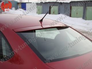 Козырек на заднее стекло VW Polo Sedan (2010 - 2020) + УСТАНОВОЧНЫЙ КОМПЛЕКТ