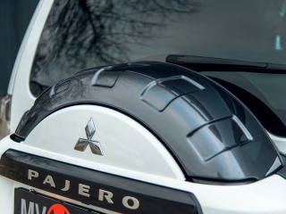 Бокс запасного колеса Mitsubishi Pajeo 4 IV 2006 - 2015 до последнего рестайлинга (покрашеный в коллерый цвет) M313863 ***