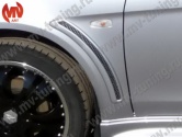 Накладки на крылья "жабры" EVO Mitsubishi Lancer X (2007-2016)