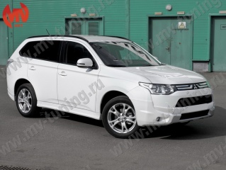 Пороги Mitsubishi Outlander (3rd generation) Broomer Design (2012-2014)