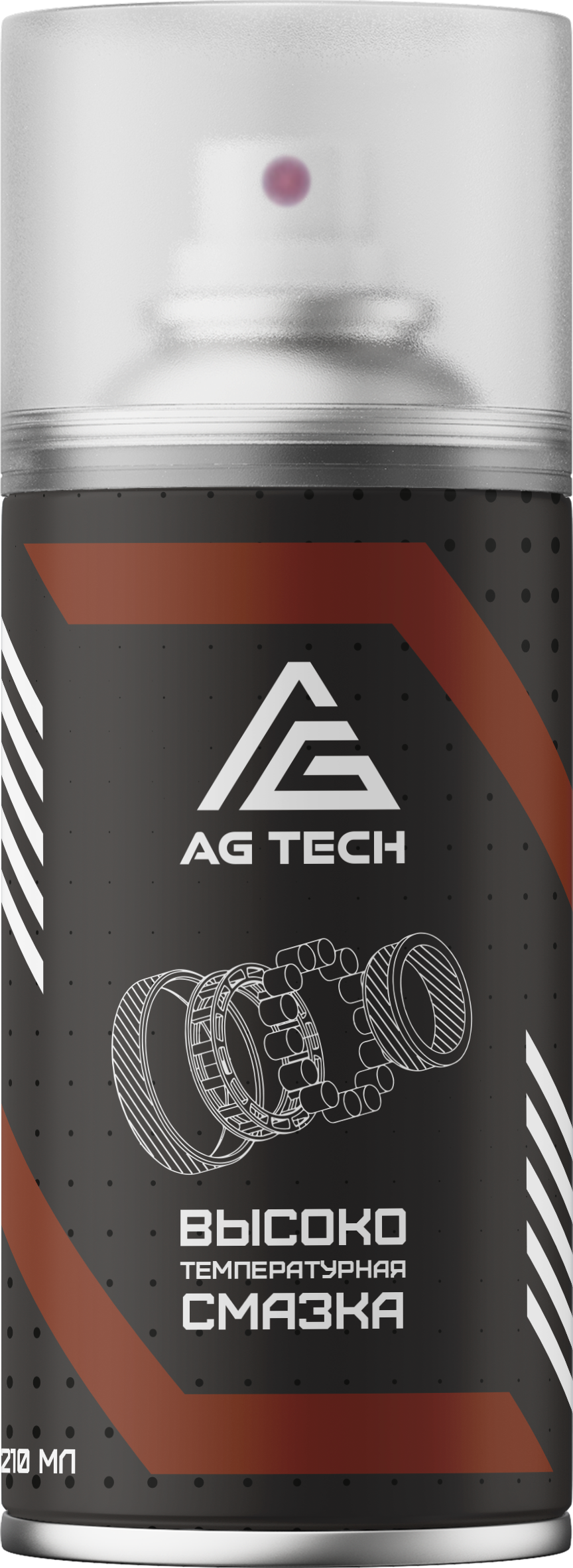 Высокотемпературная смазка AG-TECH 210 мл