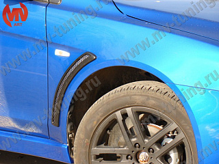 Накладки на крылья "жабры" EVO Mitsubishi Lancer X (2007-2016)