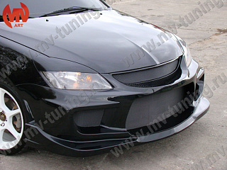 Передний бампер Mitsubishi Lancer IX в стиле INGS Extreem (2003-2009)