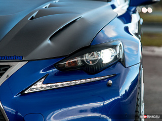 Реснички на фары Lexus IS 3(III) (2013-2016) + УСТАНОВОЧНЫЙ КОМПЛЕКТ