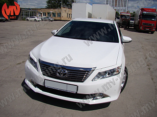 Реснички на фары Toyota Camry V50 (2012-2014) + УСТАНОВОЧНЫЙ КОМПЛЕКТ
