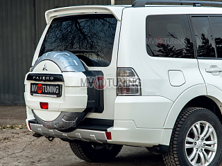 Бокс запасного колеса Mitsubishi Pajeo 4 IV 2006 - 2015 до последнего рестайлинга (покрашеный в коллерый цвет) M313863 ***