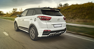 Накладки на пороги Hyundai Creta (2016-2020)