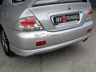 Юбка заднего бампера Sport 2.0 Mitsubishi Lancer 9 IX (2003-2009)
