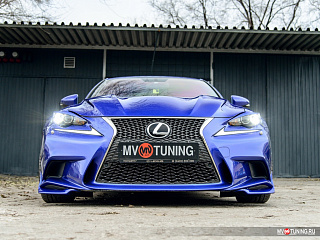 Клыки переднего бампера F-Sport Lexus IS 3(III) (2013-2016)