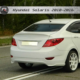 Козырек на стекло HS-3 Hyundai Solaris (2010-2016) + УСТАНОВОЧНЫЙ КОМПЛЕКТ