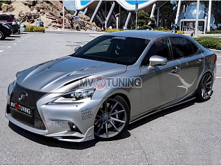 Клыки переднего бампера F-Sport Lexus IS 3(III) (2013-2016)