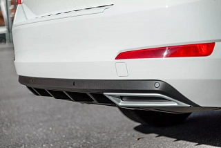 Имитация насадок глушителя Skoda Octavia Combi III A7 Унивесал (2013 - 2019) крашенные