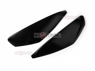 Реснички на фары var№2 широкие Opel Astra H/GTC (2005-2011) + УСТАНОВОЧНЫЙ КОМПЛЕКТ