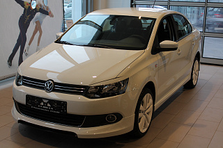 Юбка переднего бампера Volkswagen Polo Sedan (2010-2015)