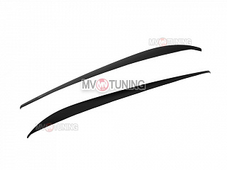 Реснички на фары var №1 узкие Ford Focus 2 (2004-2008) + УСТАНОВОЧНЫЙ КОМПЛЕКТ