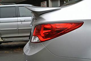 Спойлер высокий Hyundai Solaris (2010 - 2016)