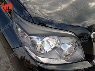 Реснички на фары в стиле JAOS Land Cruser LC Prado 150 (2009-2014) + УСТАНОВОЧНЫЙ КОМПЛЕКТ
