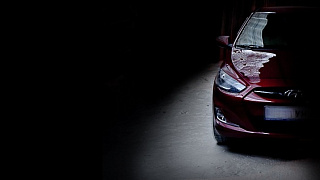 Крашеный комплект. Реснички на фары var №1 Hyundai Solaris (2010-2013) Цвет Красный TDY + УСТАНОВОЧНЫЙ КОМПЛЕКТ