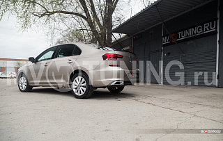 NEW Лип спойлер для VW Polo Liftback 2020 - 2023 + УСТАНОВОЧНЫЙ КОМПЛЕКТ