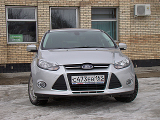 Реснички на фары широкие var №1 Ford Focus 3 (2012-2014) + УСТАНОВОЧНЫЙ КОМПЛЕКТ