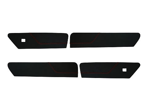 Накладки обивки двери BRM Lite Kit, Экокожа Серая строчка Нива Urban / Legend  (4 детали) 