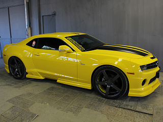 Комплект накладок на пороги(4 шт) Chevrolet Camaro SS, RS (2009-2012)