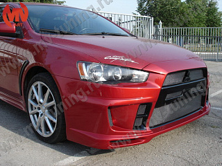 Бампер передний Extreme Mitsubishi Lancer X (2007-2016)