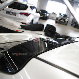 Козырек на стекло Toyota Camry V70 (2017 - 2022) + УСТАНОВОЧНЫЙ КОМПЛЕКТ