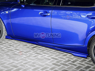 Боковые пороги(сплиттеры) к-т Lexus IS III (2013 - 2022)
