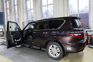 Электрические Пороги ATS для Nissan Patrol  VI (2010-2024)  Под заказ