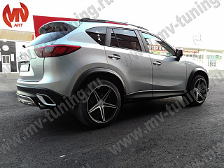 BLACK TEXTURED. Расширители колесных арок для Mazda CX-5 (крашенная в текстуру) (2011-2016)
