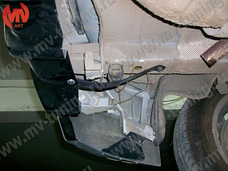 Кронштейны крепления для задней юбки-диффузора Sport для Ford Focus 2 (2004-2008)