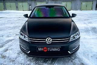 Реснички на фары VW Passat B7 (2010-2015) + УСТАНОВОЧНЫЙ КОМПЛЕКТ