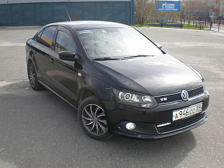 Реснички на фары Volkswagen Polo Sedan (2010 - 2020) + УСТАНОВОЧНЫЙ КОМПЛЕКТ
