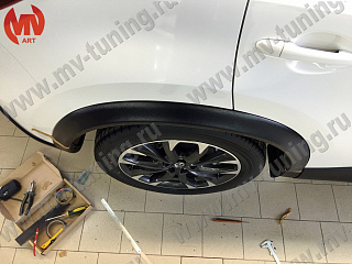 BLACK TEXTURED. Расширители колесных арок для Mazda CX-5 (крашенная в текстуру) (2011-2016)