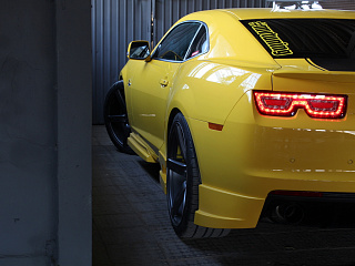 Комплект накладок на пороги(4 шт) Chevrolet Camaro SS, RS (2009-2012)