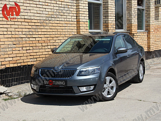 Реснички на фары Skoda Octavia III A7 (2013-2016) + УСТАНОВОЧНЫЙ КОМПЛЕКТ
