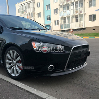 Воздуховоды радиатора в передний бампер Lancer X (2010-2016) ЦЕЛЬНЫЕ 