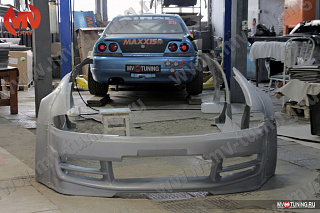 Комплект расширения кузова в стиле Rocket Bunny для Nissan Skyline R33