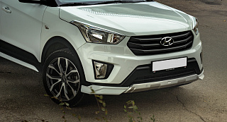 Накладки на пороги Hyundai Creta (2016-2020)