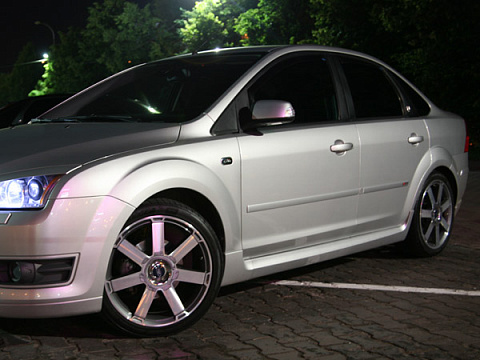 Пороги "ST" Ford Focus 2 4-5D (2004-2011)
