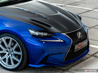 Реснички на фары Lexus IS 3(III) (2013-2016) + УСТАНОВОЧНЫЙ КОМПЛЕКТ