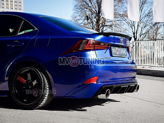 Диффузор заднего бампера №2 (со стоп сигналом) Lexus IS III (2013 - 2017)