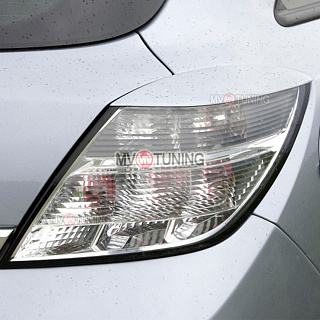 Реснички на задние фонари Opel Astra H/GTC (2005-2011) 3Dr + УСТАНОВОЧНЫЙ КОМПЛЕКТ