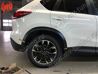 BLACK TEXTURED. Расширители колесных арок для Mazda CX-5 (крашенная в текстуру) (2011-2016)