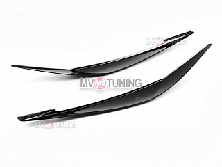 Реснички на фары(для LED оптики) var №2 BMW X6 E71 (2008-2014) + УСТАНОВОЧНЫЙ КОМПЛЕКТ
