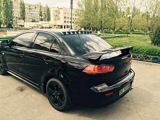 Аэродинамический рассекатель (накладка на крышу 6 зубьев) Zodiak Generator Mitsubishi Lancer X (2007-2016)