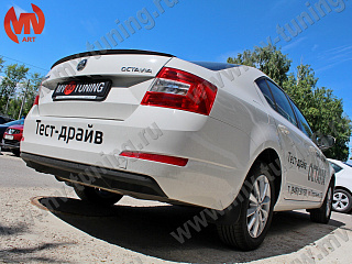 Спойлер лип Skoda Octavia III A7 (2013 - 2023) + УСТАНОВОЧНЫЙ КОМПЛЕКТ